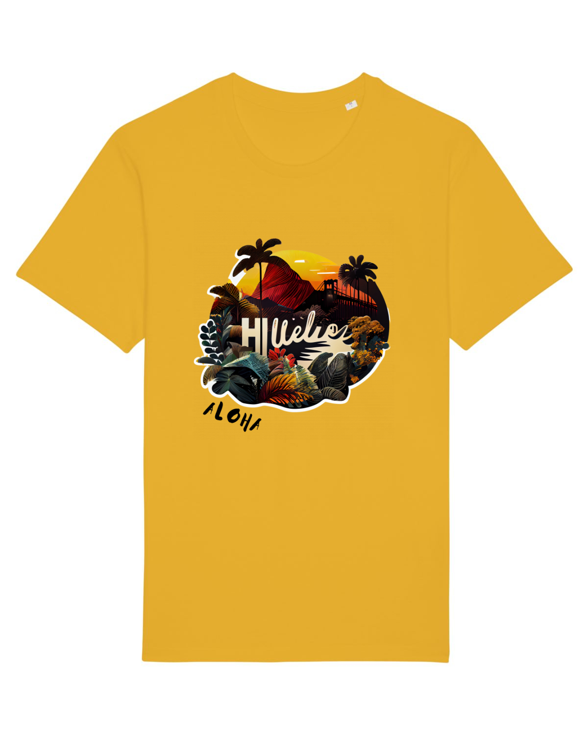 Tricou mânecă scurtă Unisex Rocker Spectra Yellow