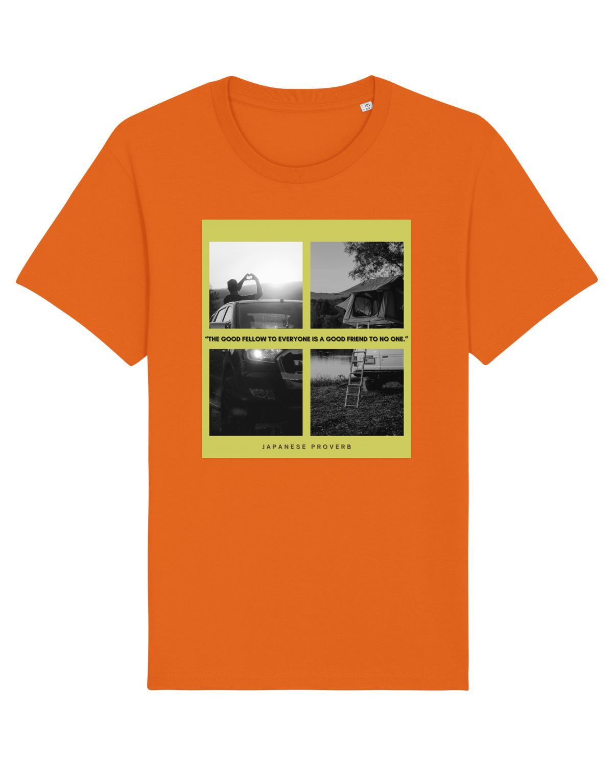 Tricou mânecă scurtă Unisex Rocker Bright Orange
