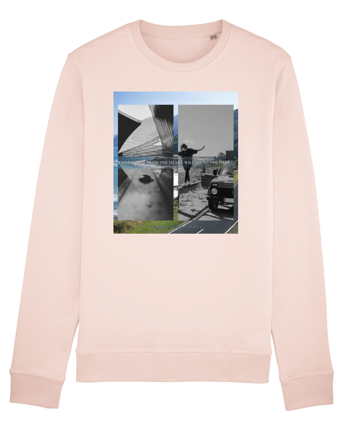 Bluză mânecă lungă Unisex Rise Candy Pink