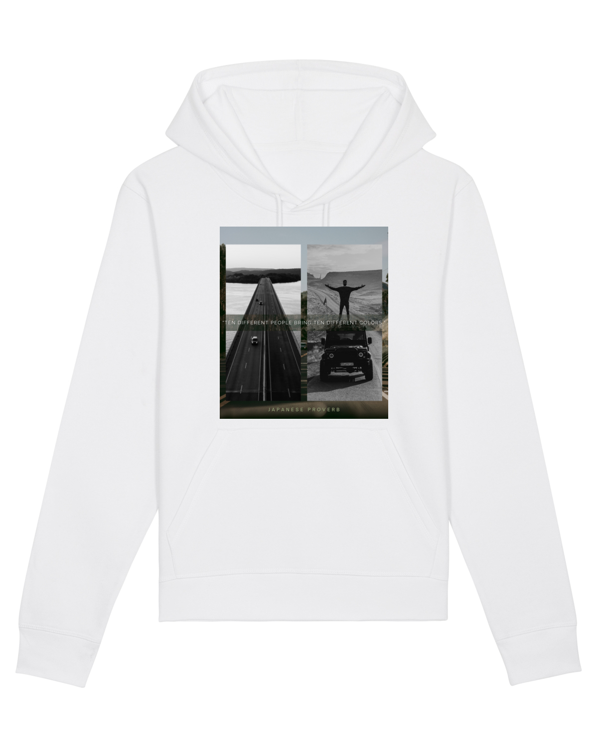 Hanorac Unisex Drummer White