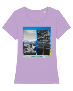 The Water Flows Tricou mânecă scurtă guler larg fitted Damă Expresser