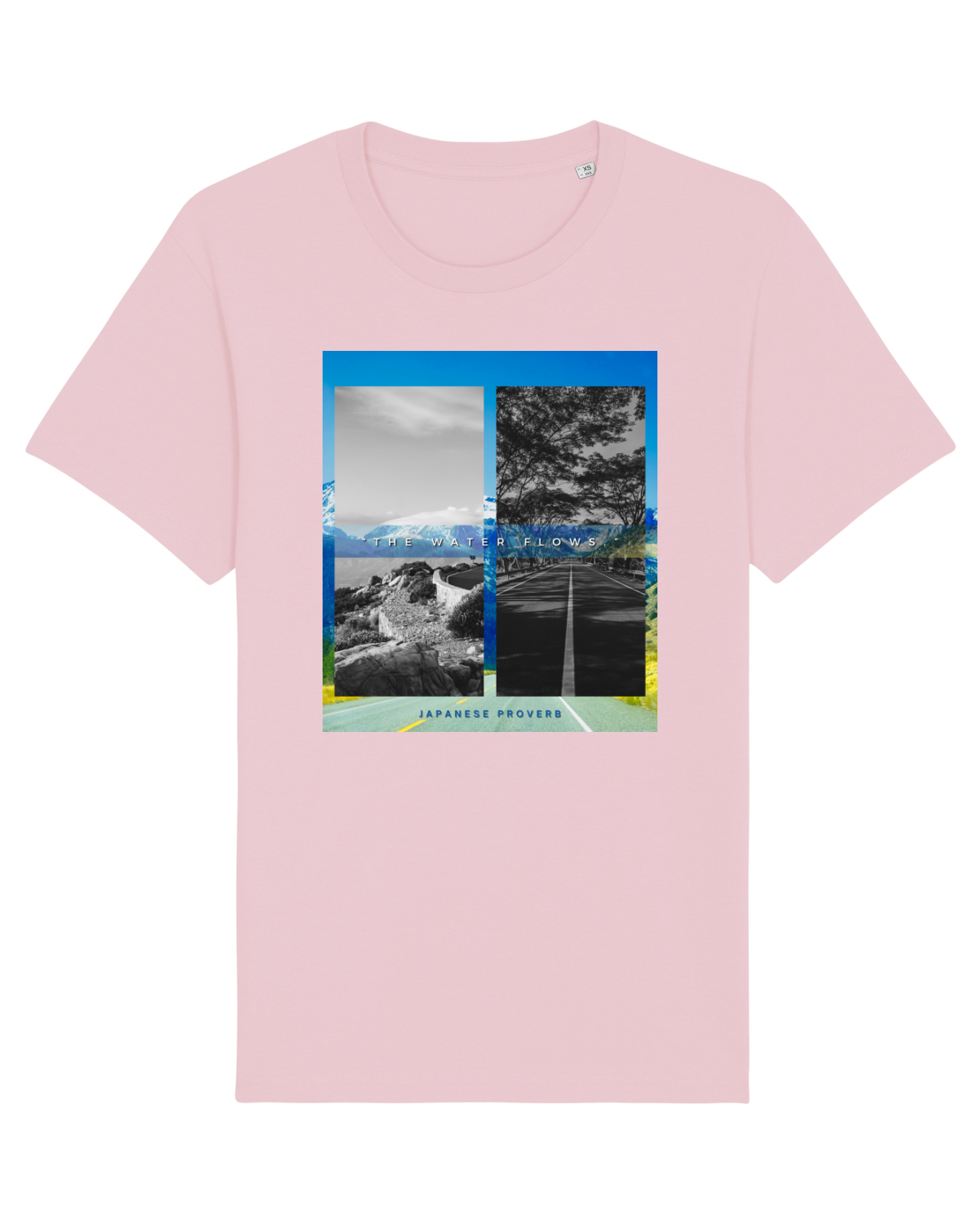 Tricou mânecă scurtă Unisex Rocker Cotton Pink