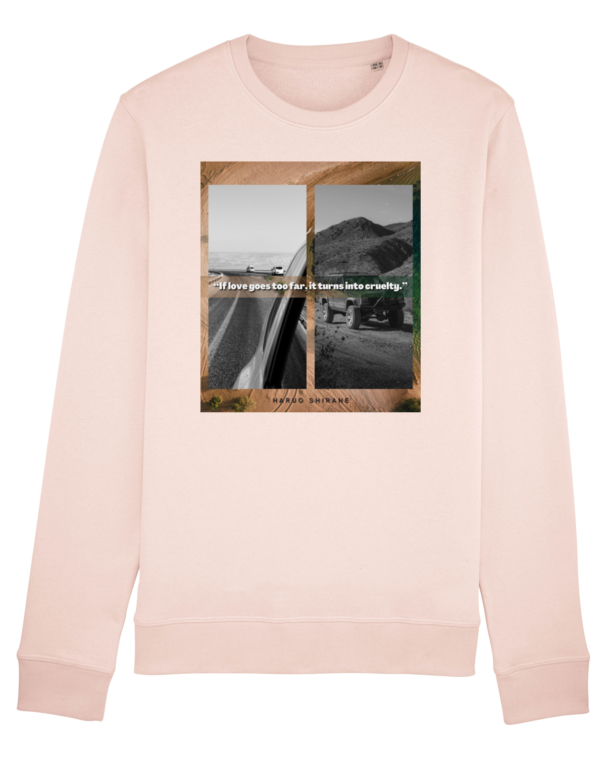 Bluză mânecă lungă Unisex Rise Candy Pink