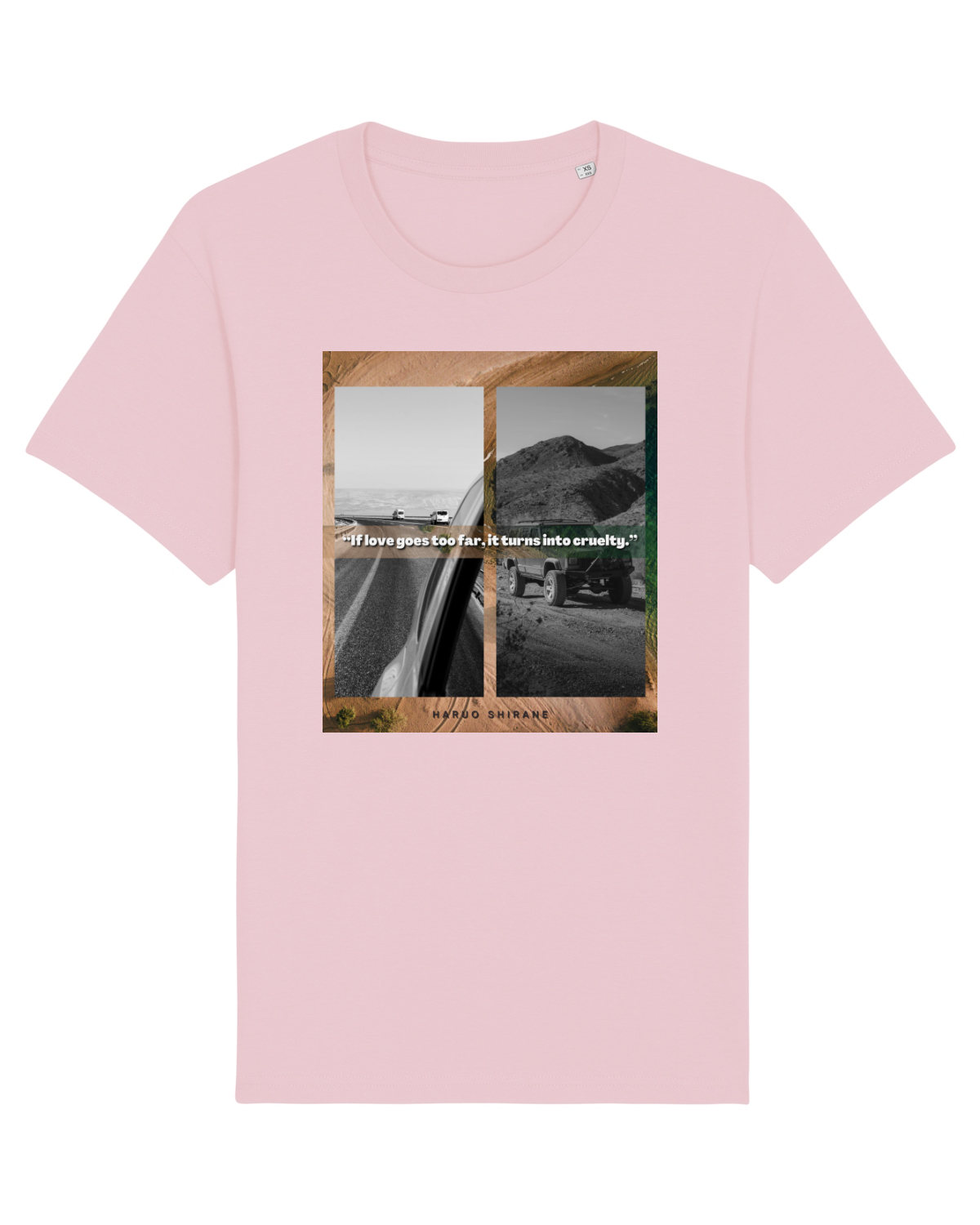 Tricou mânecă scurtă Unisex Rocker Cotton Pink