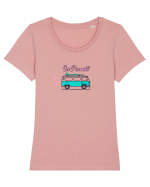 In pursuit Tricou mânecă scurtă guler larg fitted Damă Expresser
