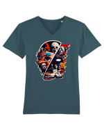 Minimalist Design - V5 Tricou mânecă scurtă guler V Bărbat Presenter