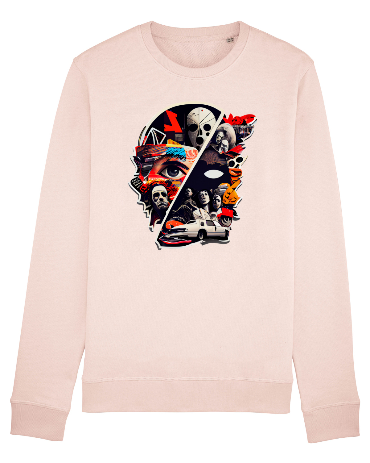 Bluză mânecă lungă Unisex Rise Candy Pink