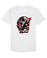 Minimalist Design - V5 Tricou mânecă scurtă guler larg Bărbat Skater