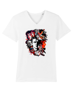 Minimalist Design - V6 Tricou mânecă scurtă guler V Bărbat Presenter