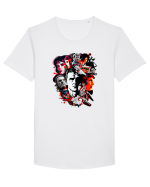 Minimalist Design - V6 Tricou mânecă scurtă guler larg Bărbat Skater