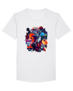 Minimalist Design - V7 Tricou mânecă scurtă guler larg Bărbat Skater