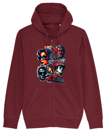 Minimalist Design - V8 Burgundy
