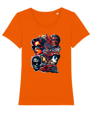 Minimalist Design - V8 Bright Orange