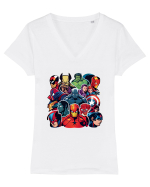 Minimalist Design - V9 Tricou mânecă scurtă guler V Damă Evoker