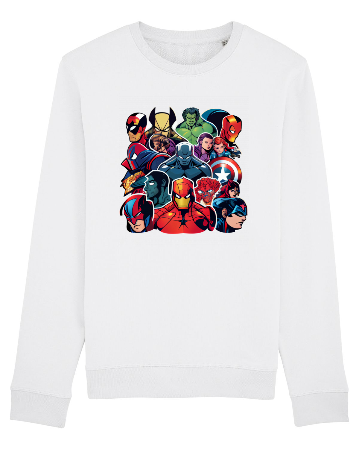 Bluză mânecă lungă Unisex Rise White