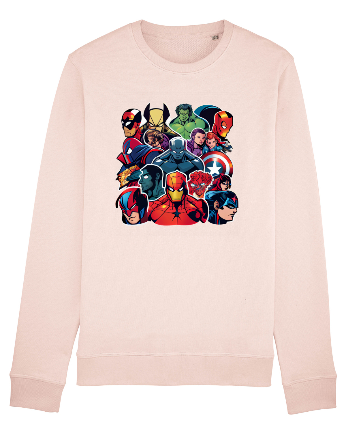Bluză mânecă lungă Unisex Rise Candy Pink