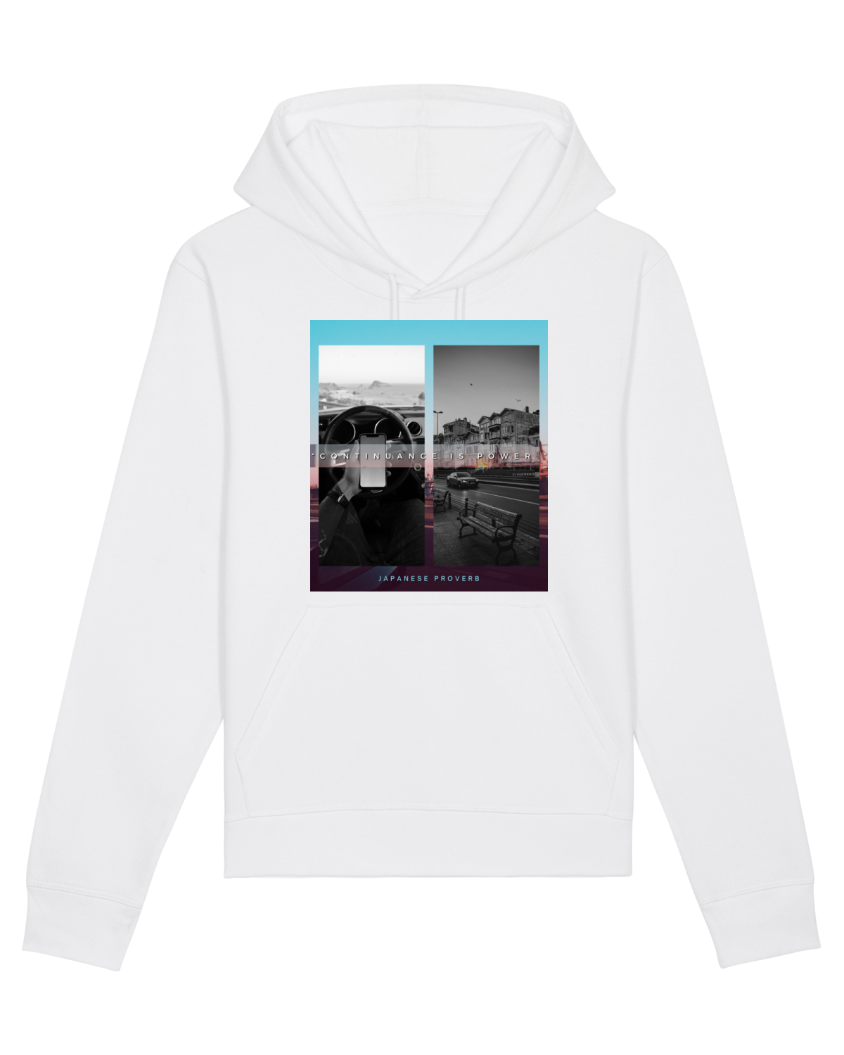 Hanorac Unisex Drummer White