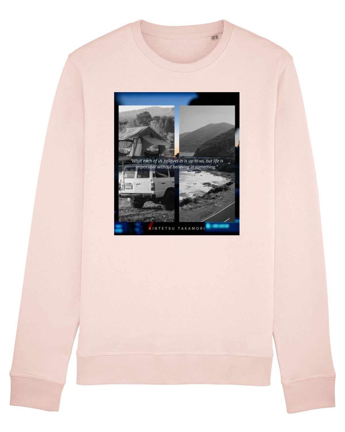 Bluză mânecă lungă Unisex Rise Candy Pink