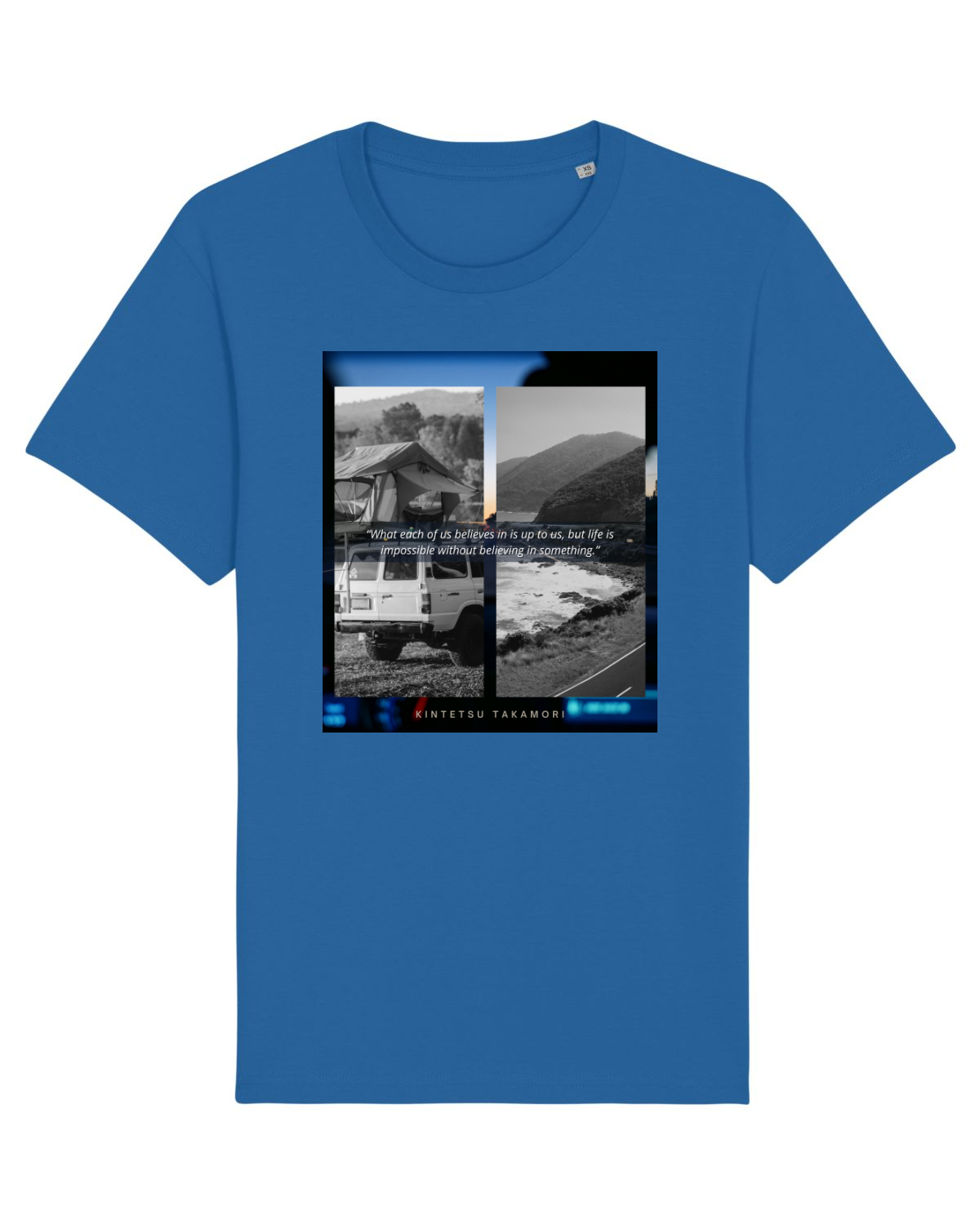 Tricou mânecă scurtă Unisex Rocker Royal Blue