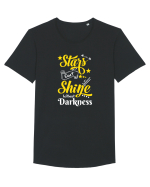 STARS Tricou mânecă scurtă guler larg Bărbat Skater