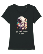 Space Easter - 100 ways to dye in space Tricou mânecă scurtă guler larg fitted Damă Expresser