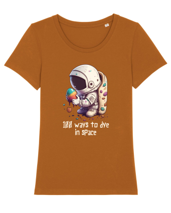 Space Easter - 100 ways to dye in space Roasted Orange
