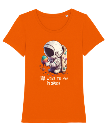 Space Easter - 100 ways to dye in space Bright Orange