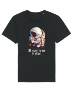 Space Easter - 100 ways to dye in space Tricou mânecă scurtă Unisex Rocker