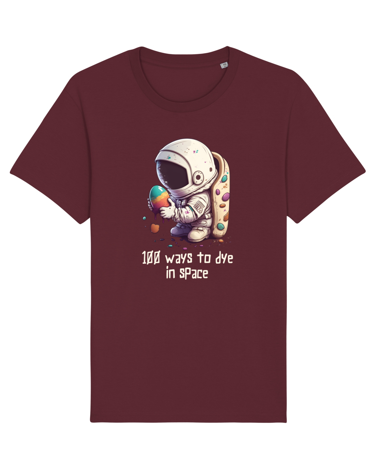 Tricou mânecă scurtă Unisex Rocker Burgundy