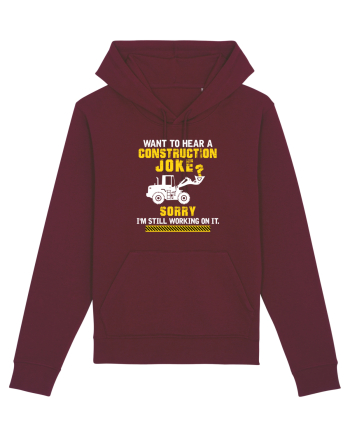 Construction Joke Burgundy