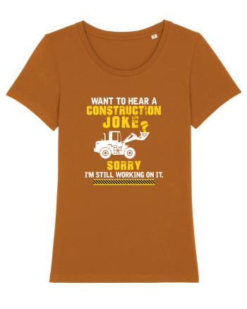 Construction Joke Roasted Orange