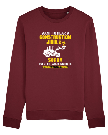 Construction Joke Burgundy