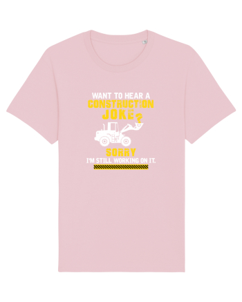 Construction Joke Cotton Pink