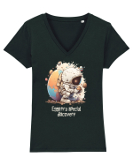 Space Easter - Eggstra special discovery Tricou mânecă scurtă guler V Damă Evoker