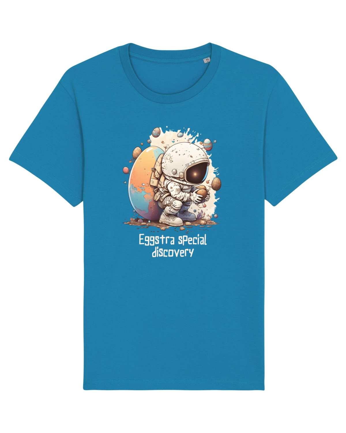 Tricou mânecă scurtă Unisex Rocker Azur
