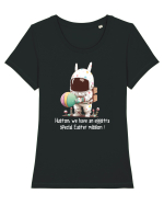 Space Easter - Eggstra special Easter mission Tricou mânecă scurtă guler larg fitted Damă Expresser