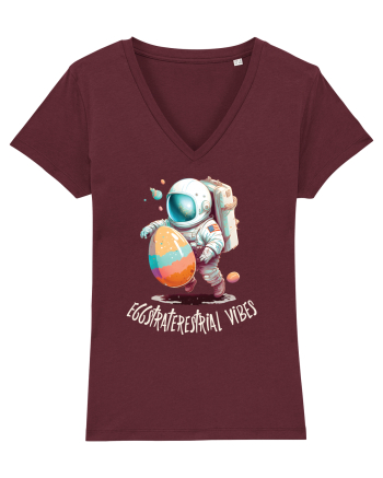 Space Easter - Eggstraterestrial vibes Burgundy