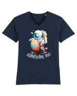 Space Easter - Eggstraterestrial vibes Tricou mânecă scurtă guler V Bărbat Presenter
