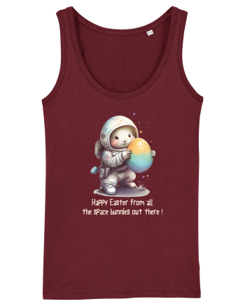 Space Easter - Happy Easter from all the space bunnies Burgundy