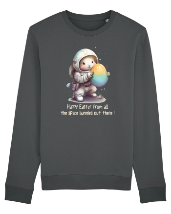 Space Easter - Happy Easter from all the space bunnies Anthracite