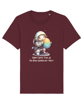 Space Easter - Happy Easter from all the space bunnies Burgundy