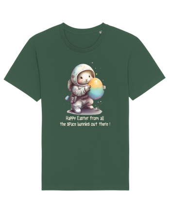 Space Easter - Happy Easter from all the space bunnies Bottle Green
