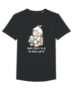 Space Easter - Hoppy Easter to all the space cadets Tricou mânecă scurtă guler larg Bărbat Skater