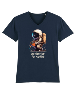 Space Easter - One giant hop for mankind Tricou mânecă scurtă guler V Bărbat Presenter