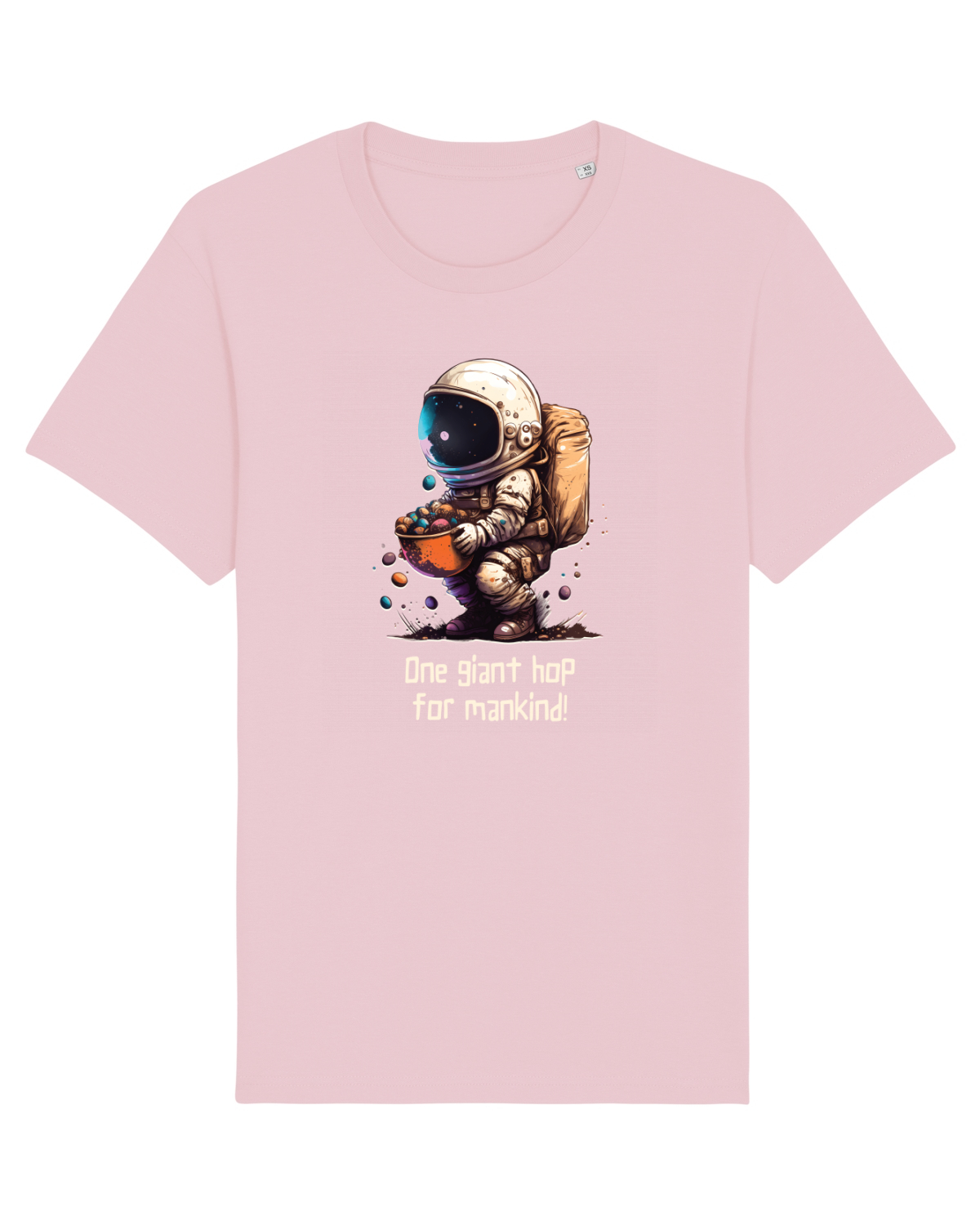 Tricou mânecă scurtă Unisex Rocker Cotton Pink