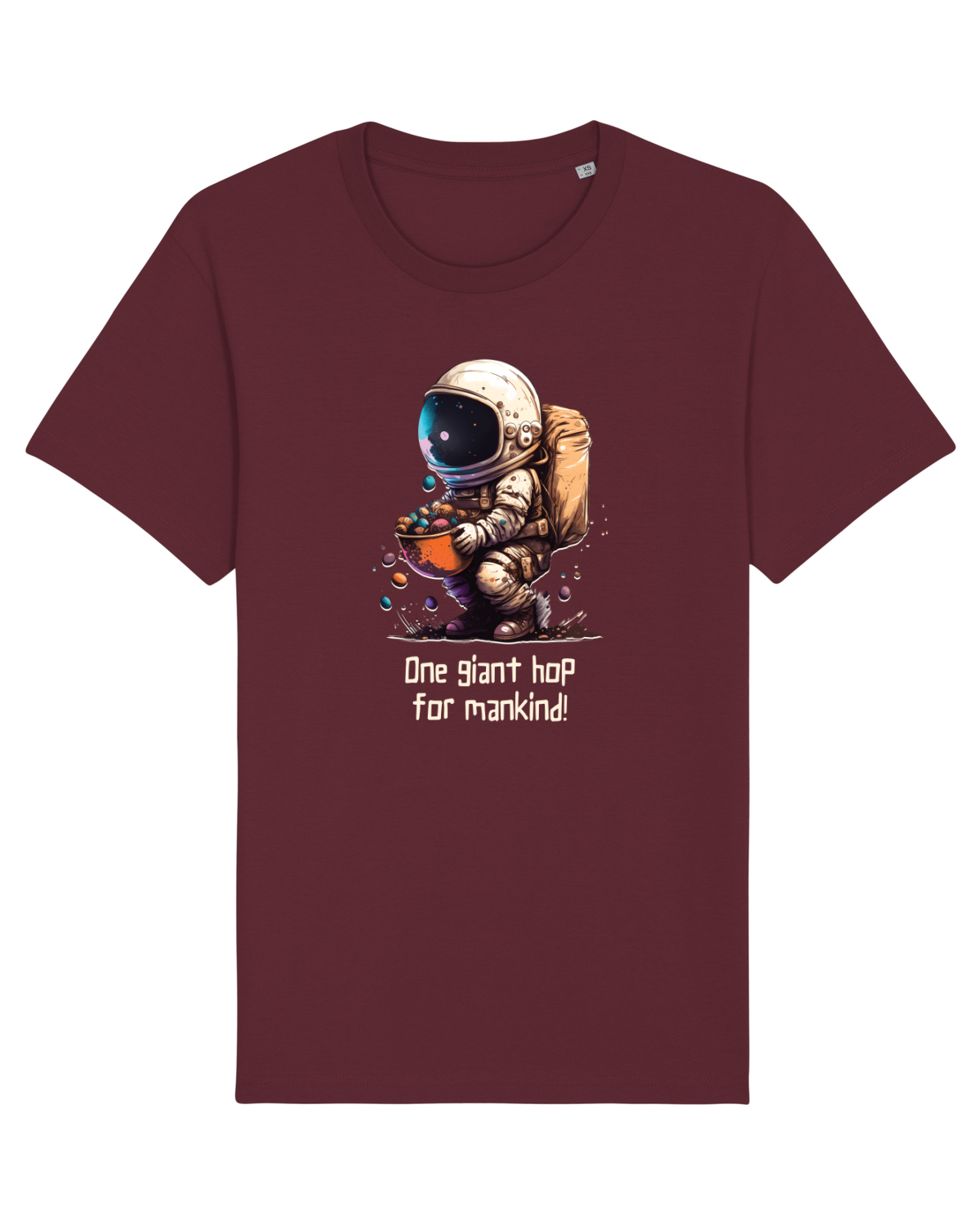 Tricou mânecă scurtă Unisex Rocker Burgundy
