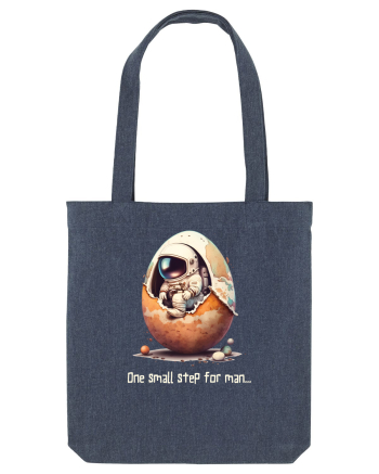 Space Easter - One small step for man Midnight Blue