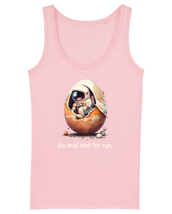 Space Easter - One small step for man Cotton Pink