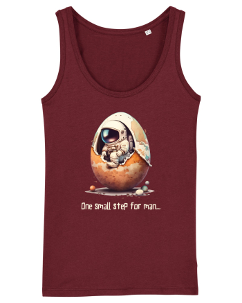 Space Easter - One small step for man Burgundy
