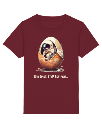 Space Easter - One small step for man Burgundy